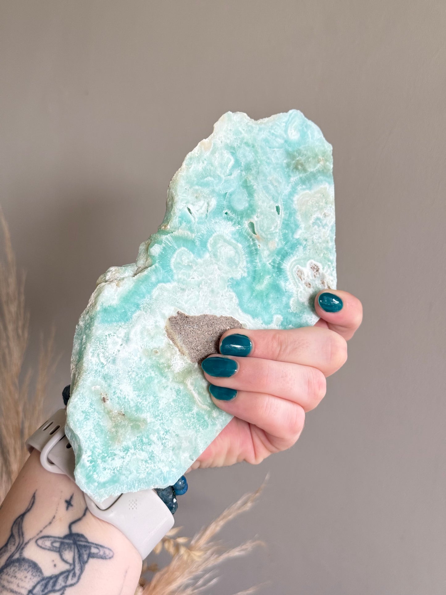 Blue Aragonite Slab