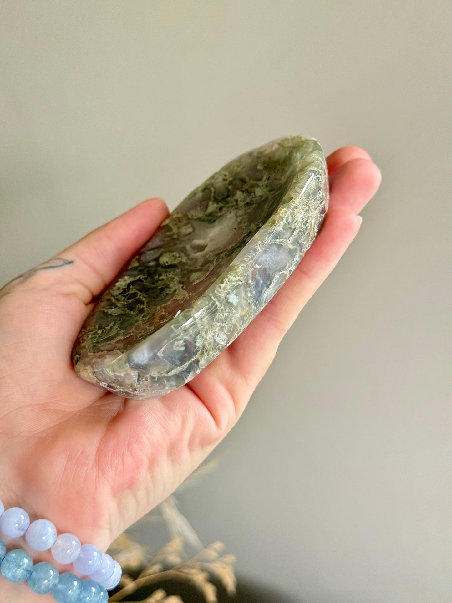 Moss Agate Bowl