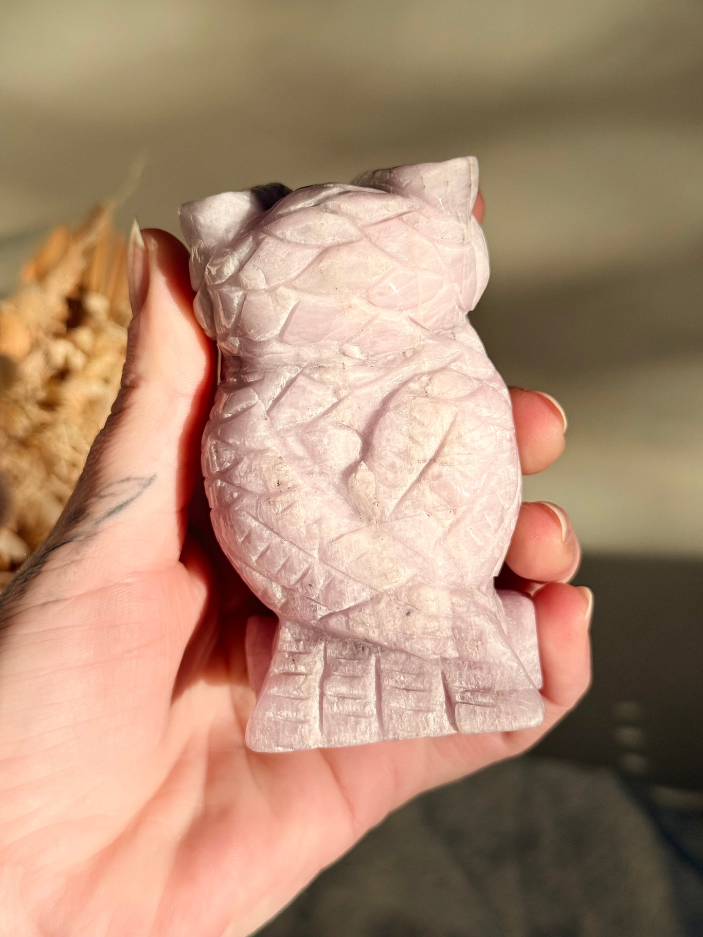 Kunzite Owl
