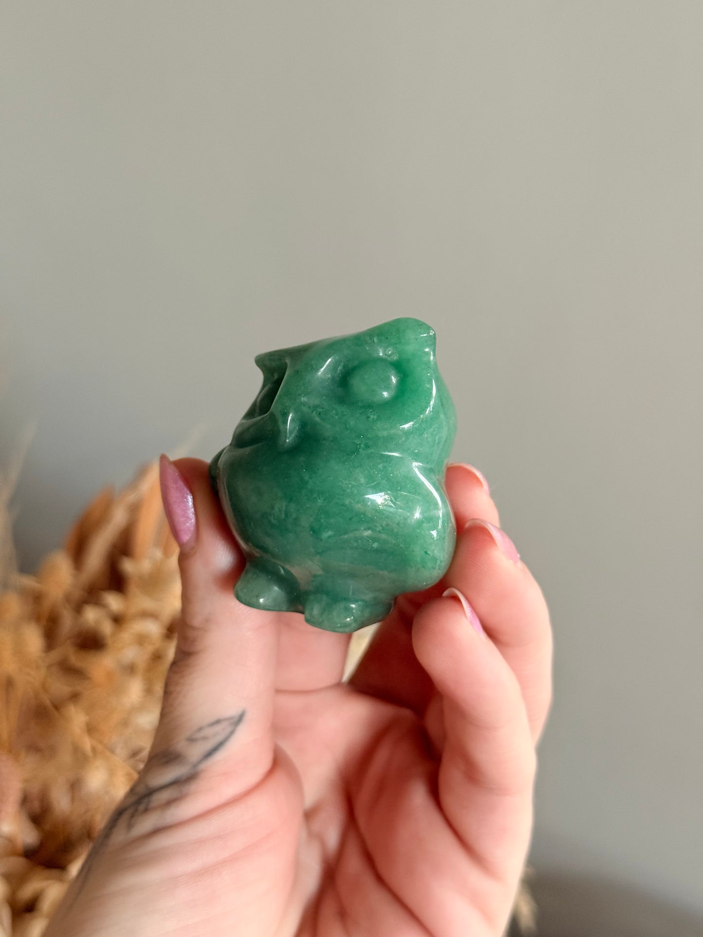Green Aventurine Owl