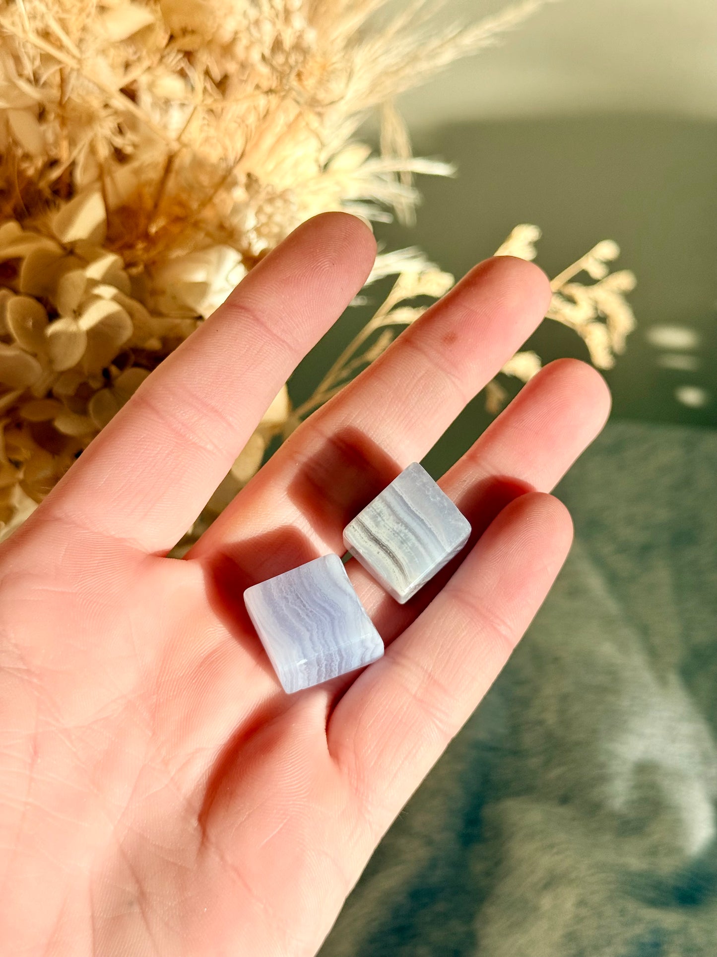 Blue Lace Agate Cube