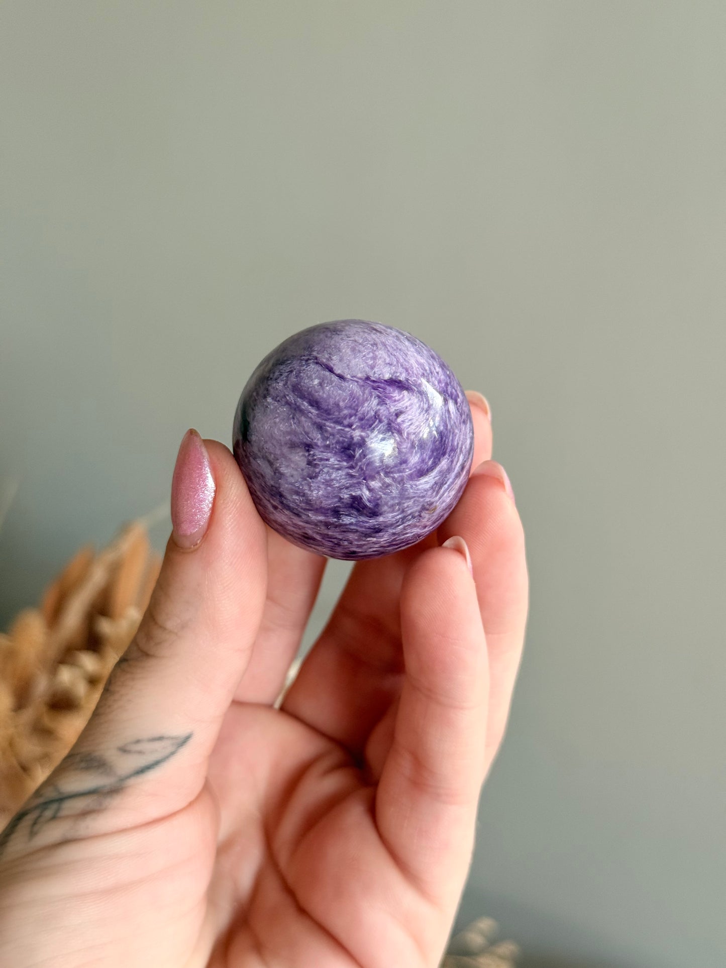 Charoite Sphere