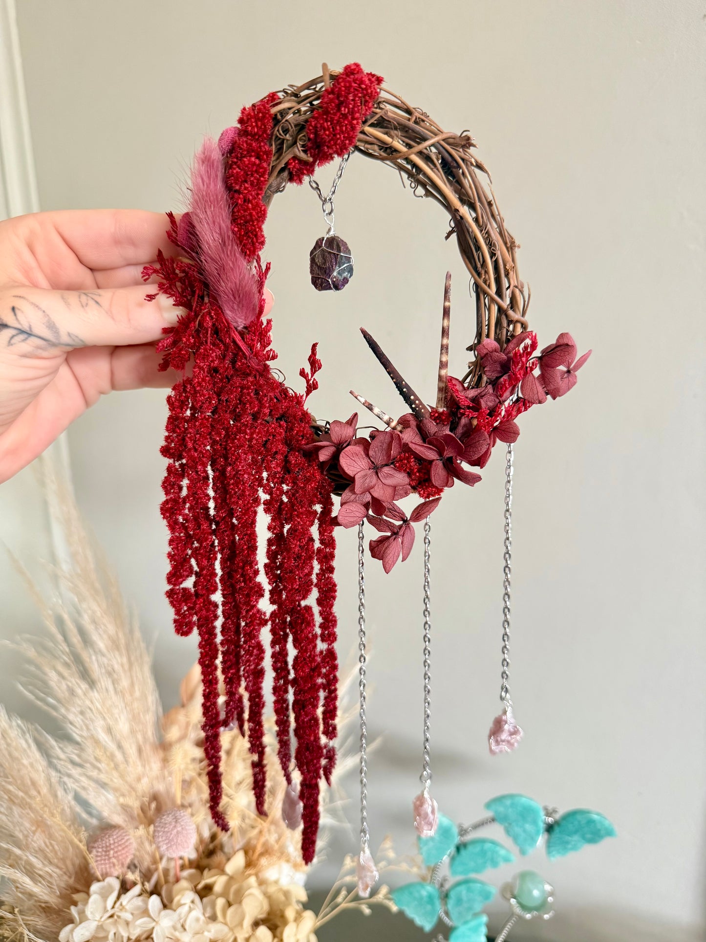 12cm Sea Urchin Spine Wreath