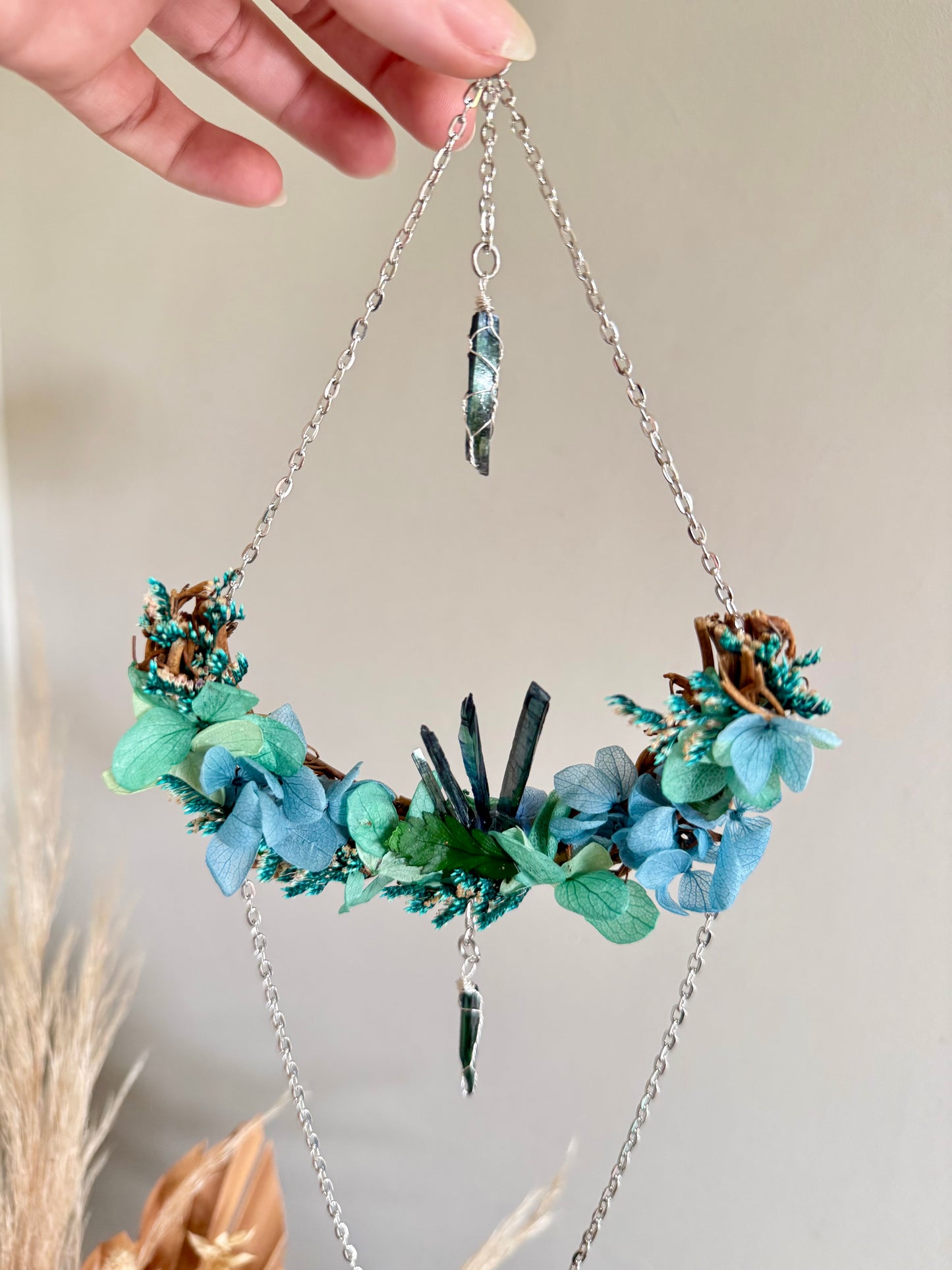 10cm Vivianite Wreath