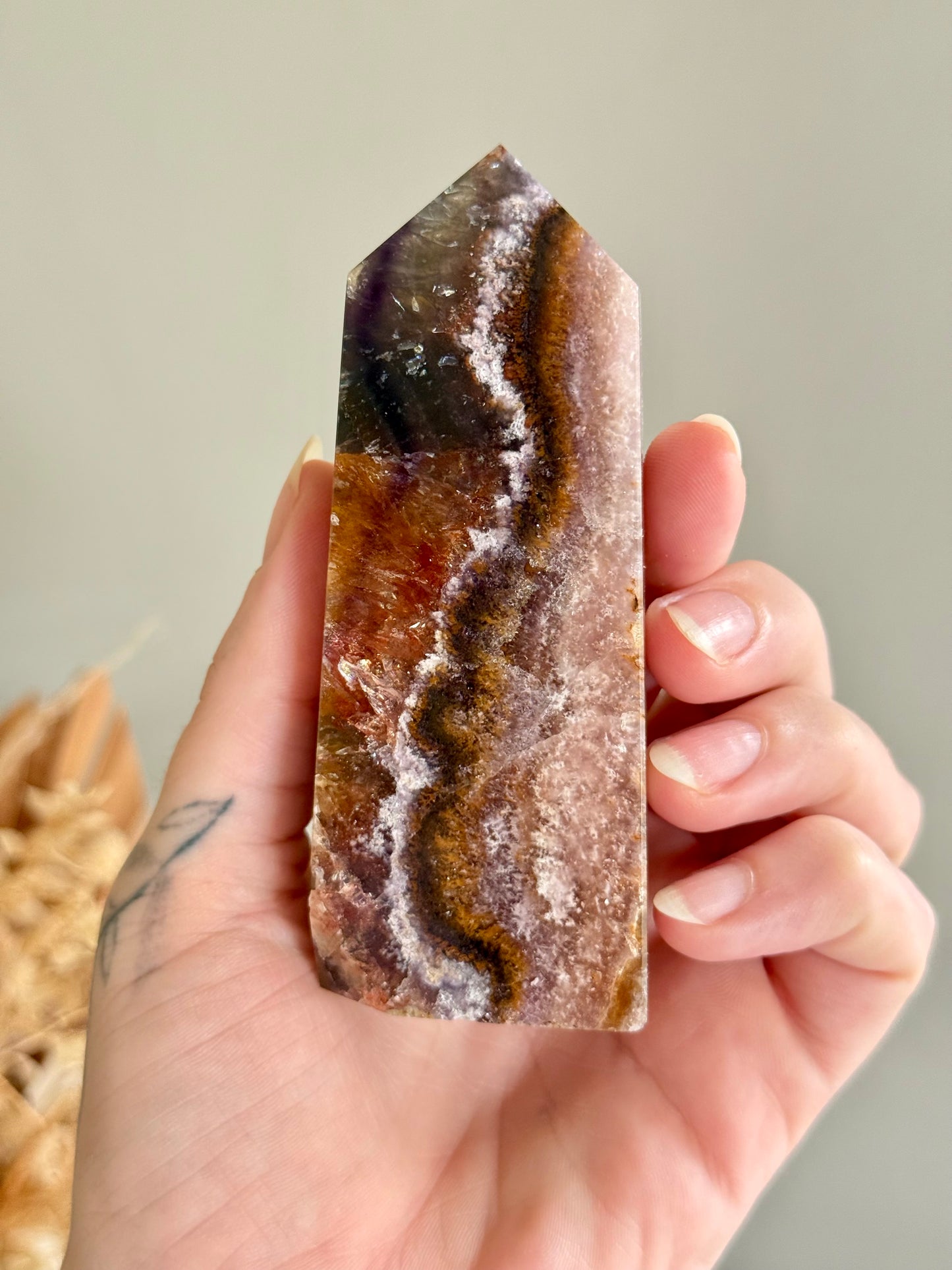 Fluorite Garden Pyrite Mixed Point