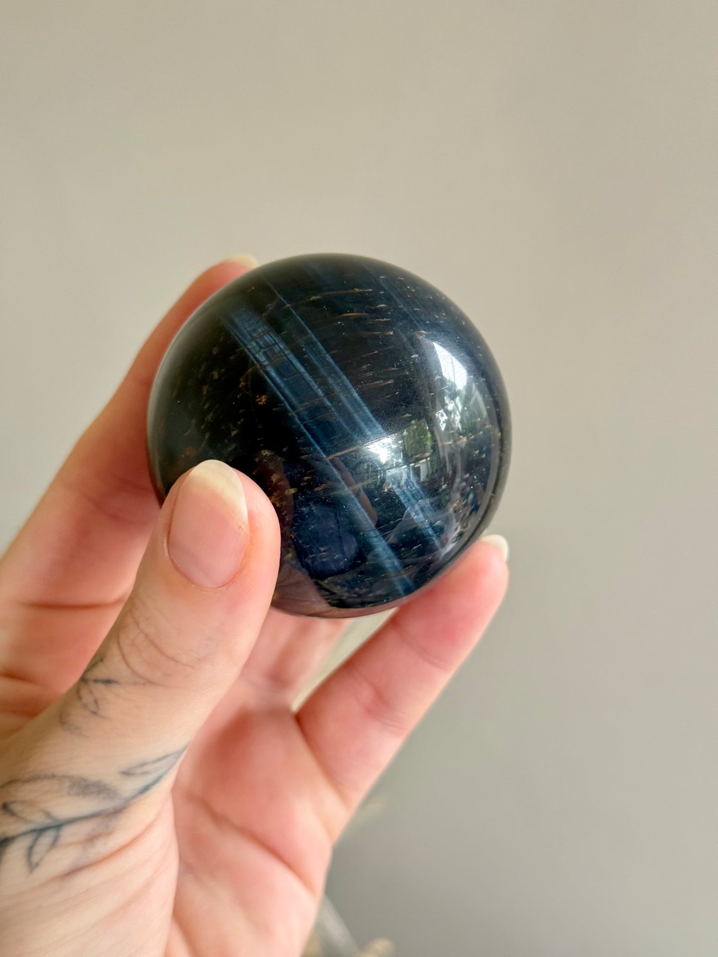 Blue Tigers Eye Sphere