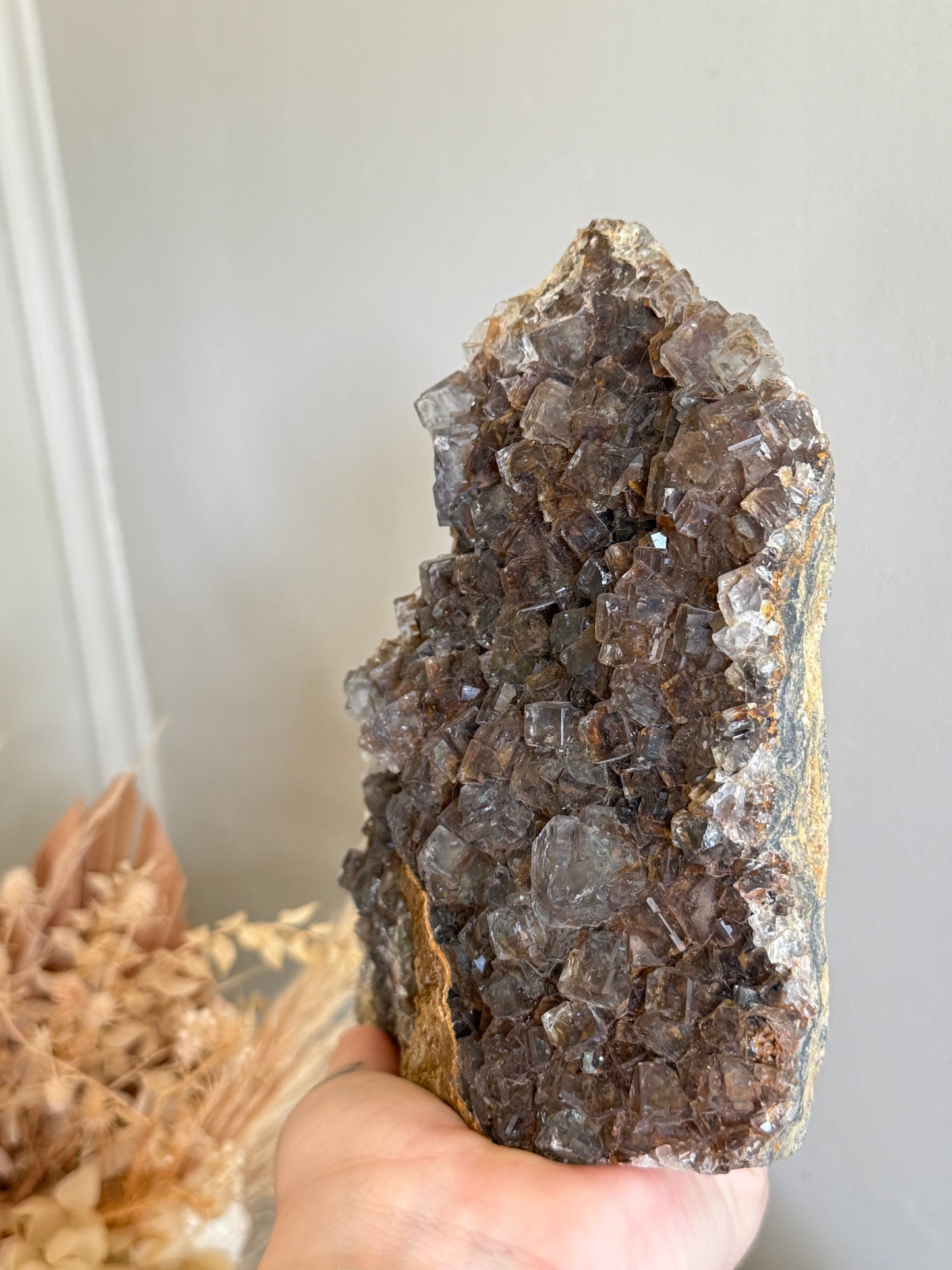 Garden Cubic Fluorite Cluster