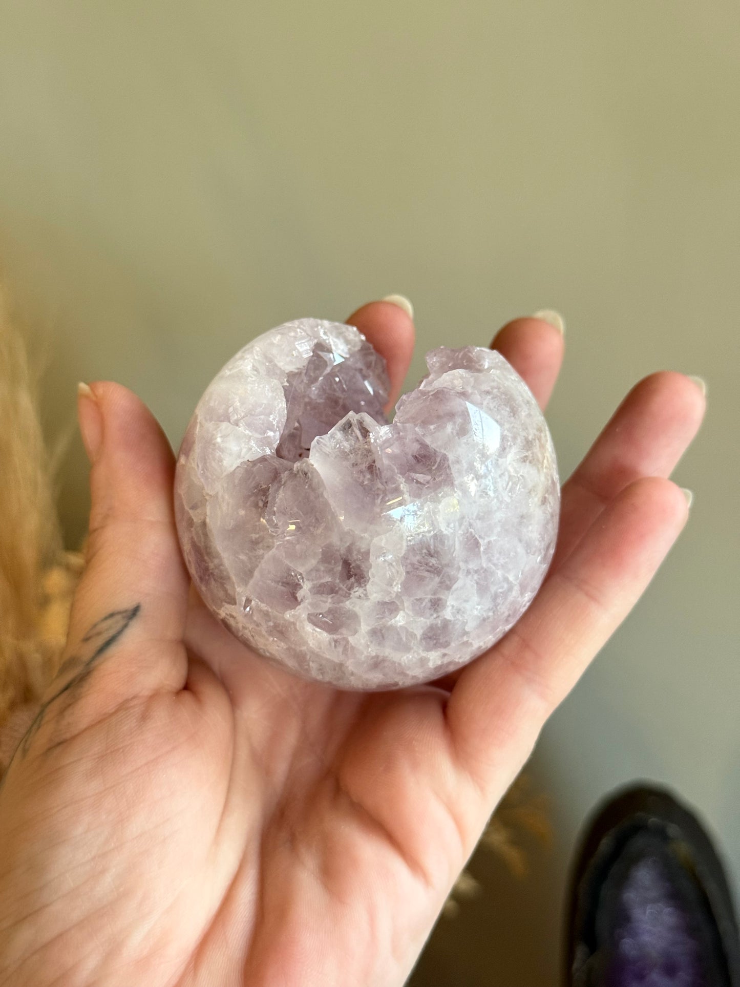 Amethyst Cluster Sphere