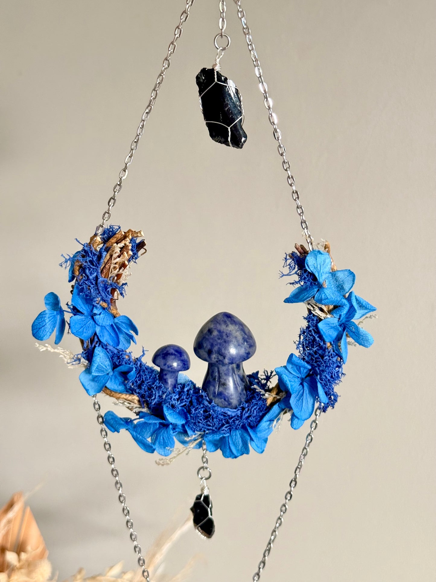 10cm Sodalite Mushroom Wreath