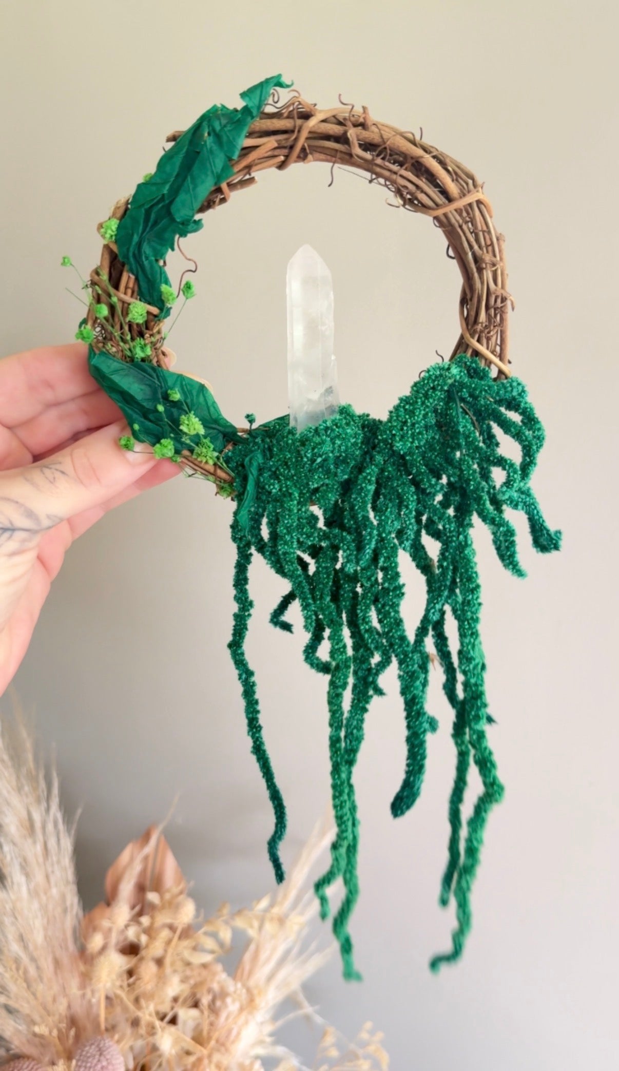 12cm Quartz Wreath
