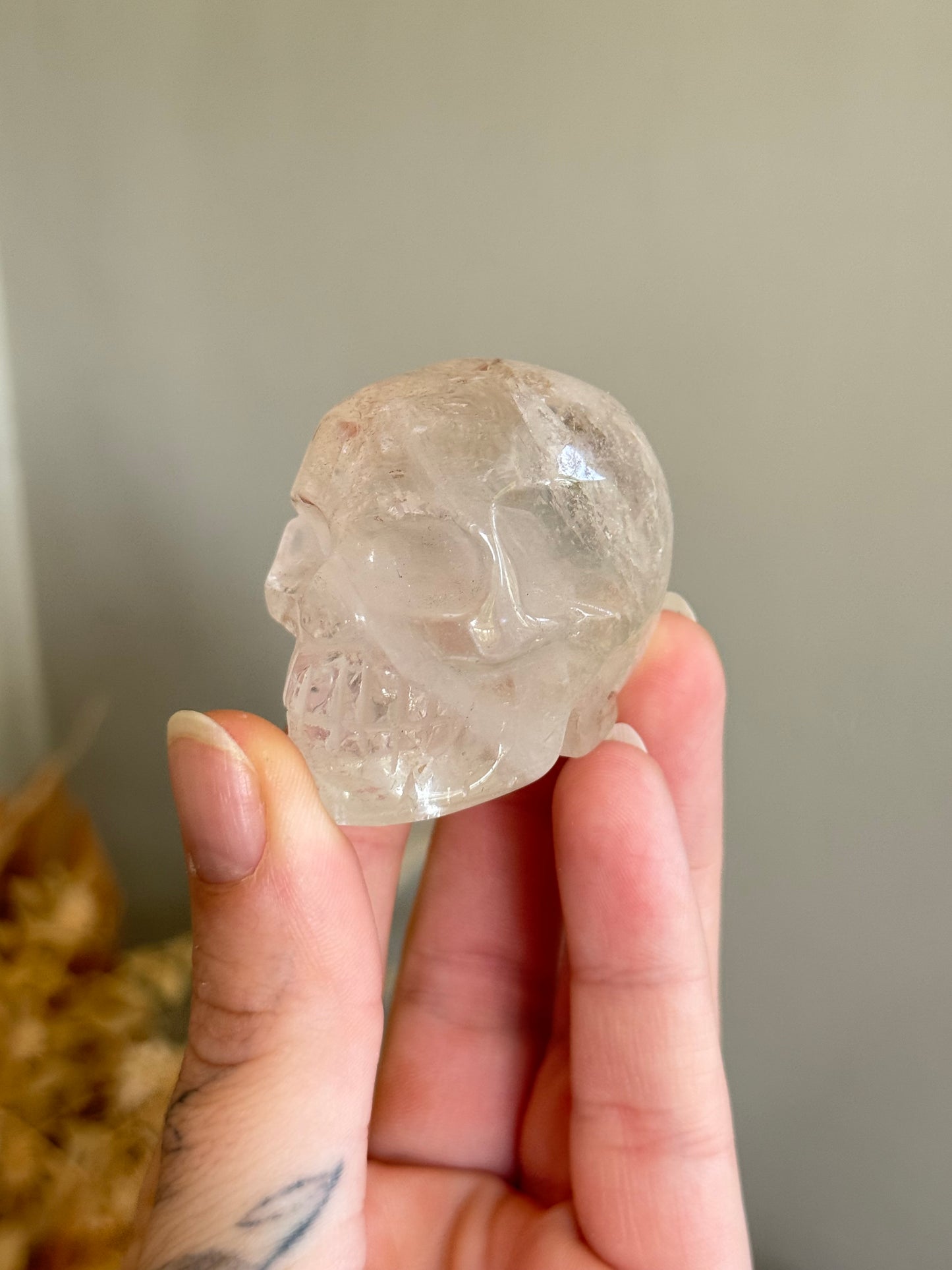 Garden Quartz Skull