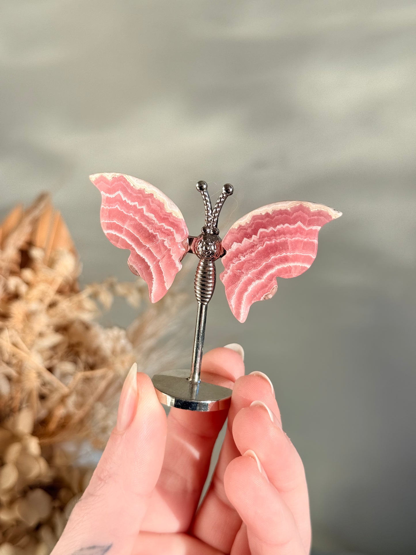Rhodochrosite Butterfly
