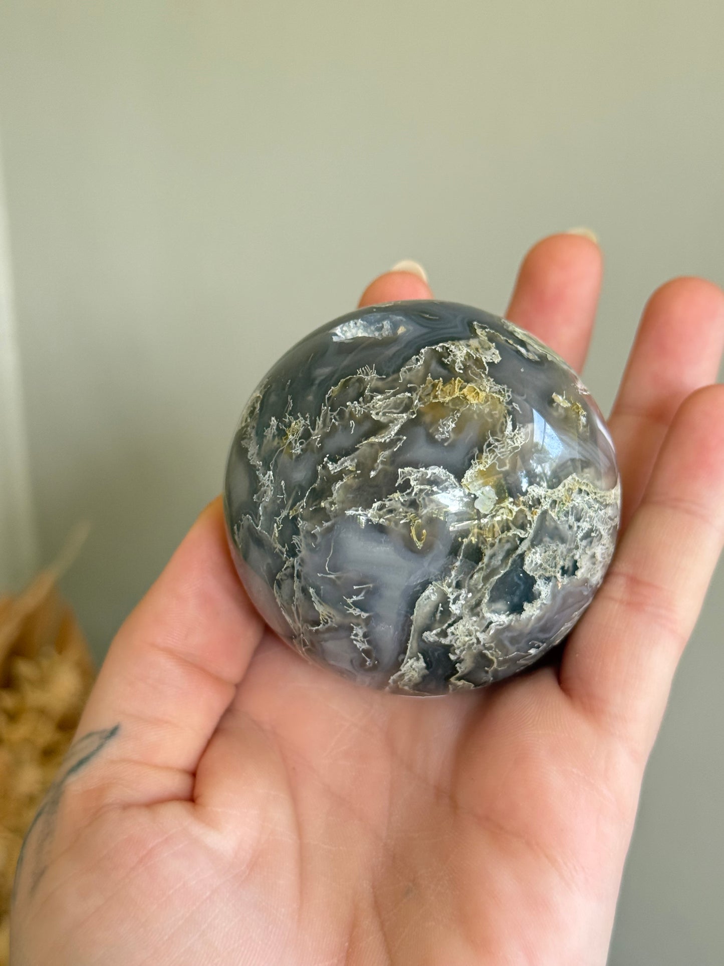Moss Agate Sphere
