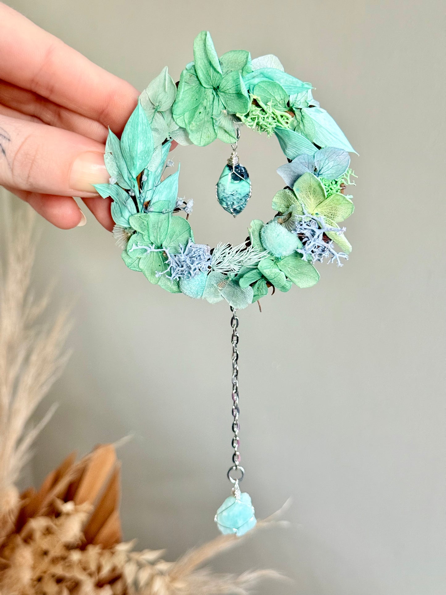 6cm Emerald Wreath