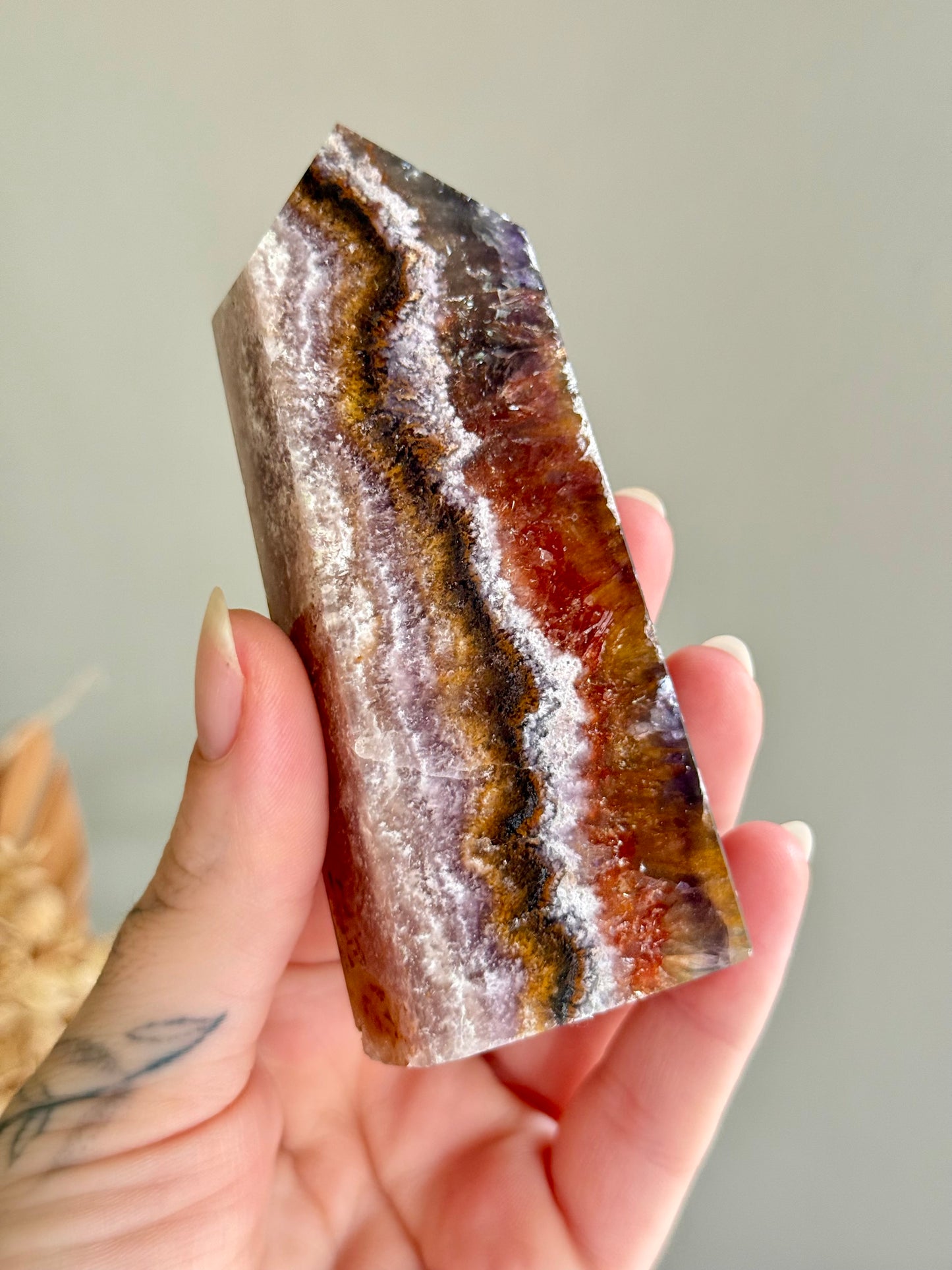 Fluorite Garden Pyrite Mixed Point