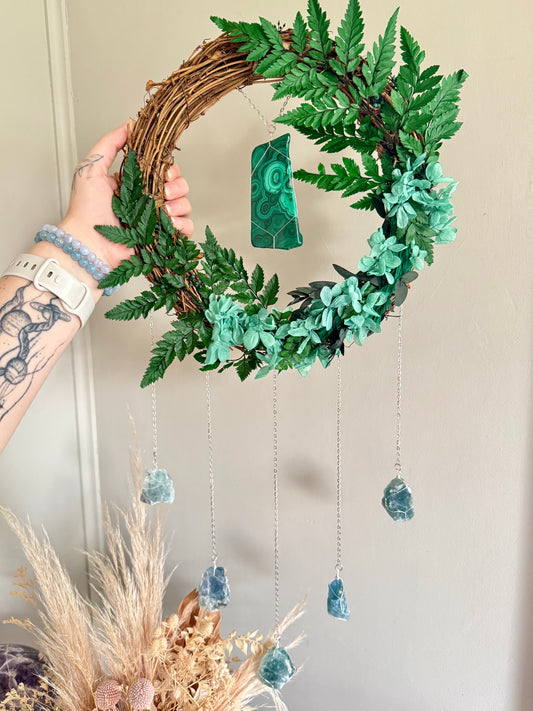 25cm Malachite Wreath