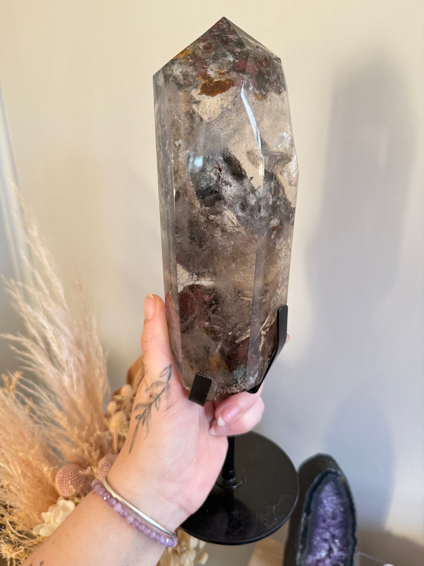 Garden Quartz Freeform on Stand