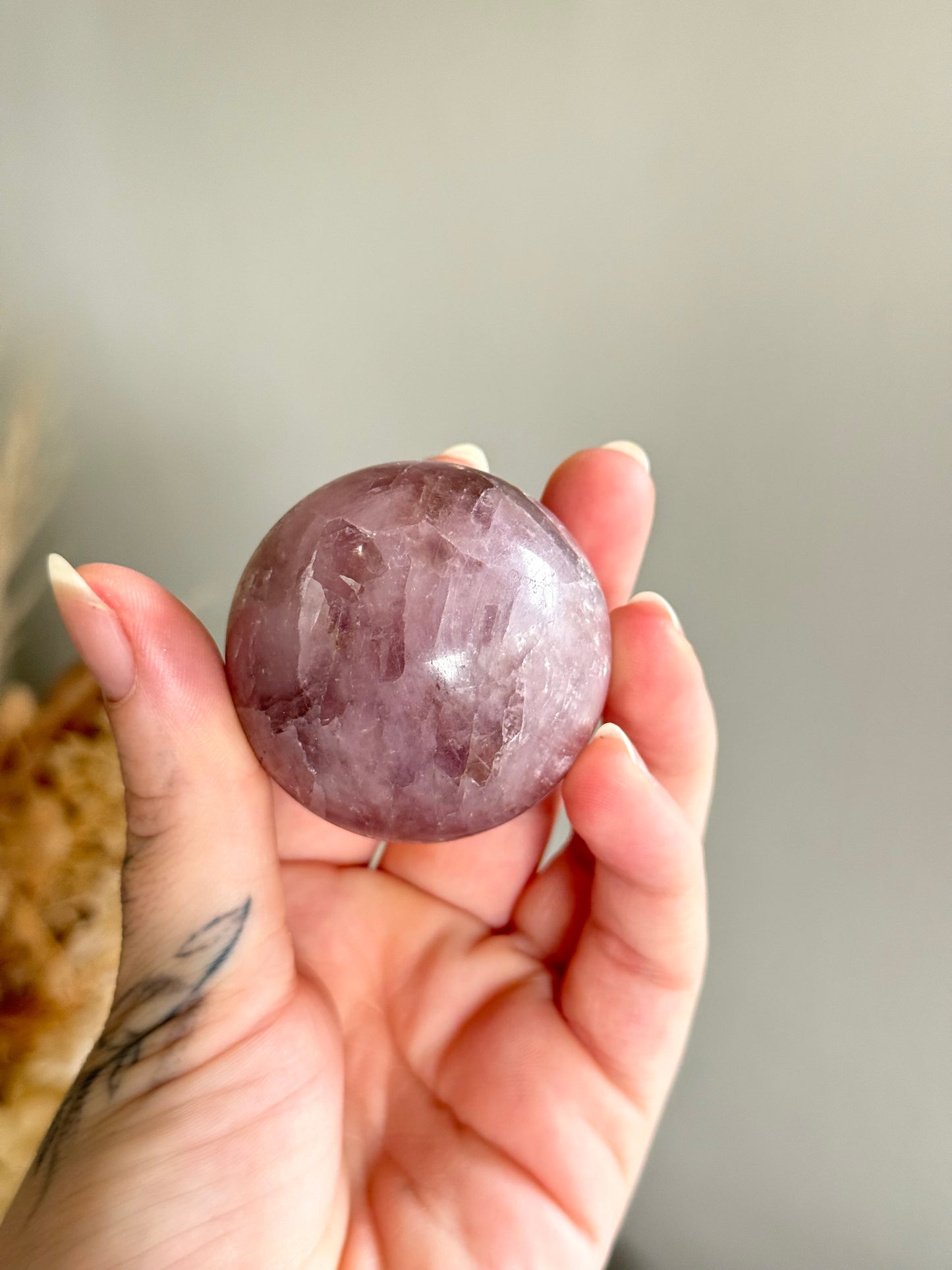 Pink Purple Tourmaline Sphere