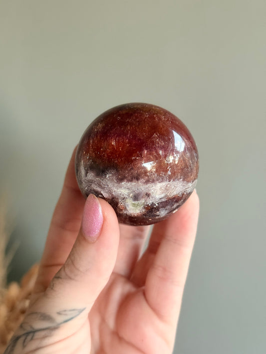 Fluorite Garden Pyrite Sphere