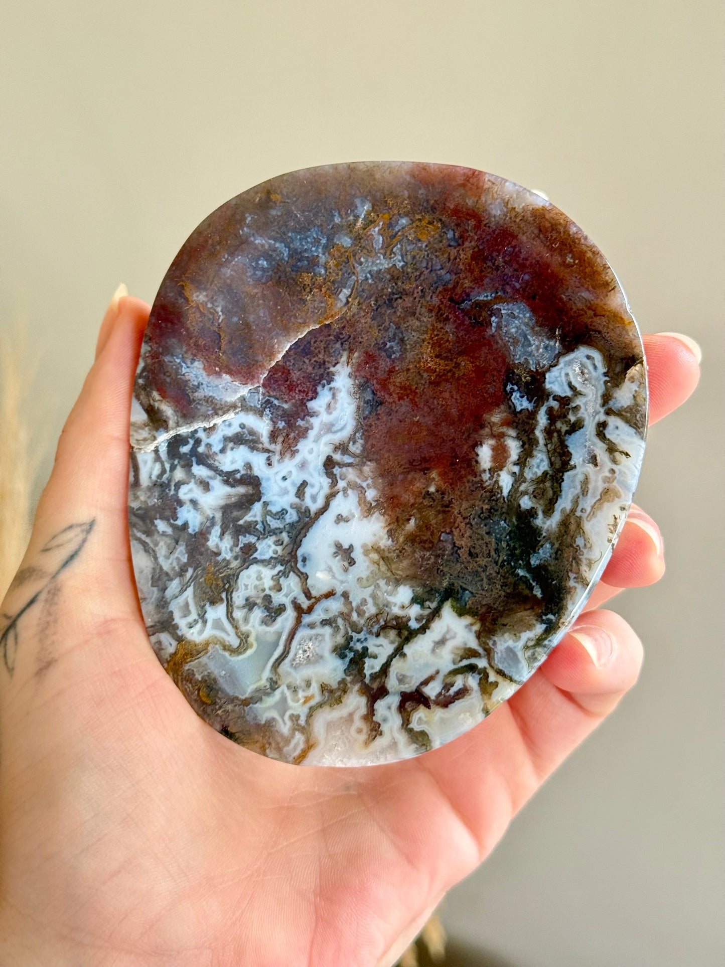 Moss Agate Bowl
