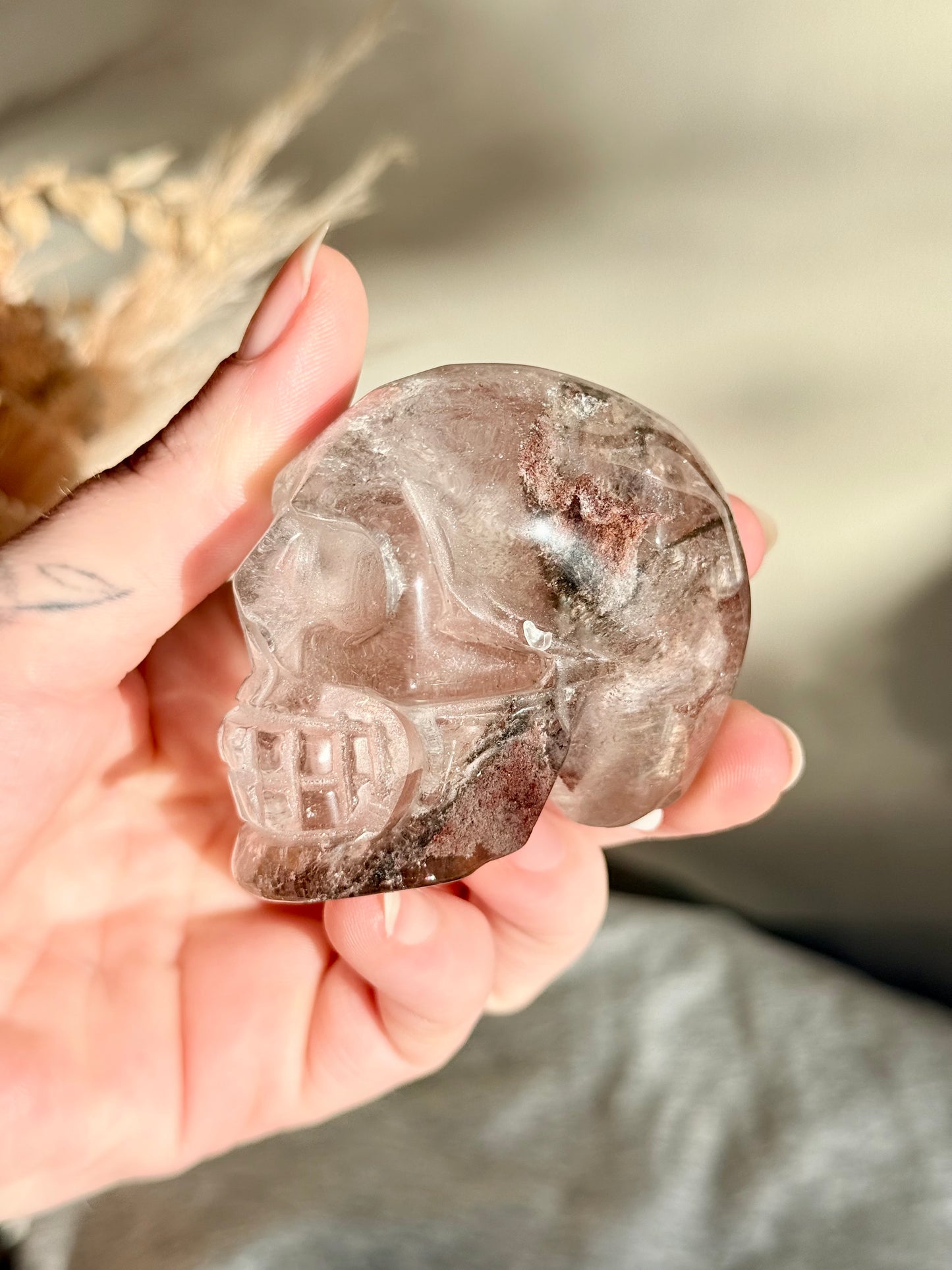 Garden Quartz Skull
