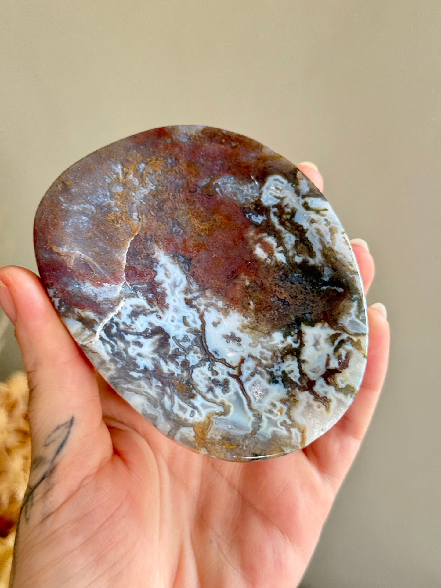 Moss Agate Bowl