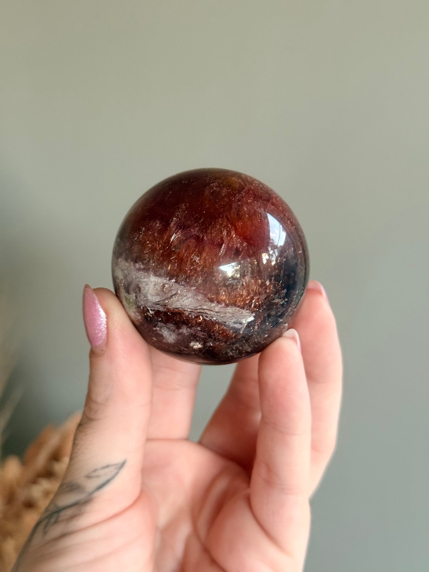 Fluorite Garden Pyrite Sphere