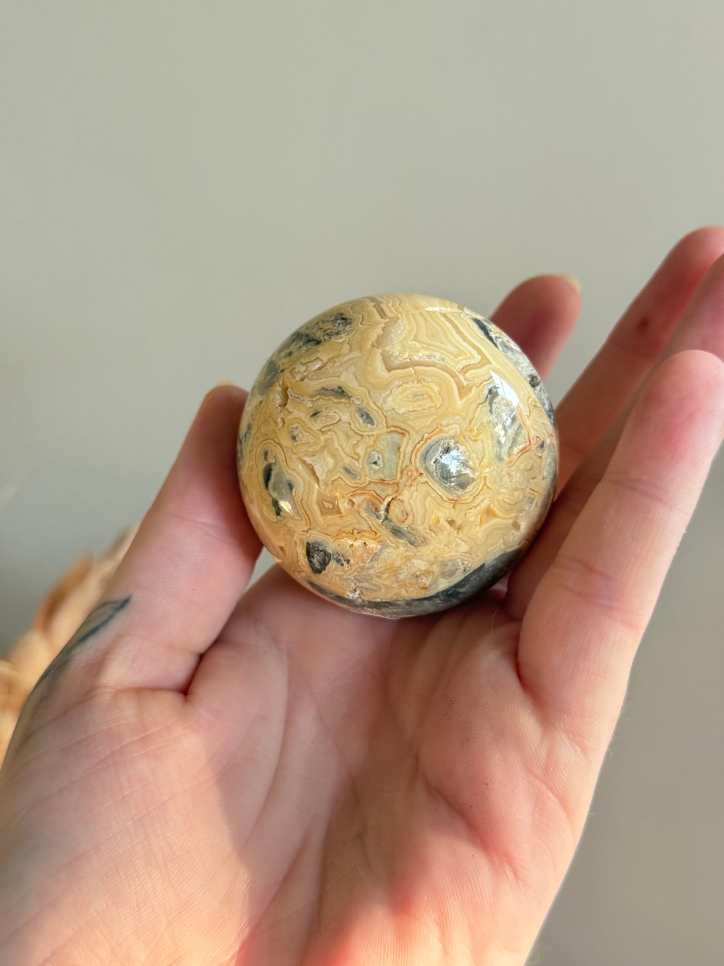 Crazy Lace Agate Sphere