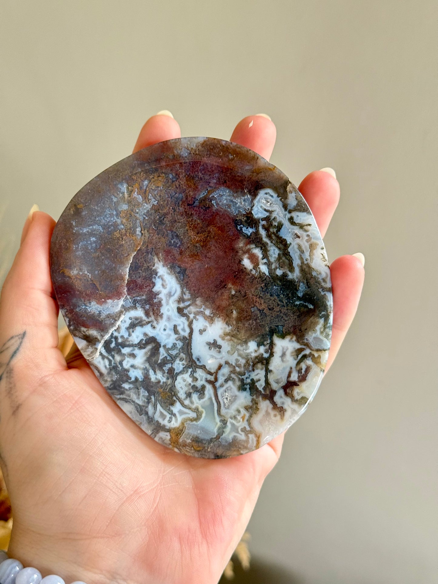 Moss Agate Bowl