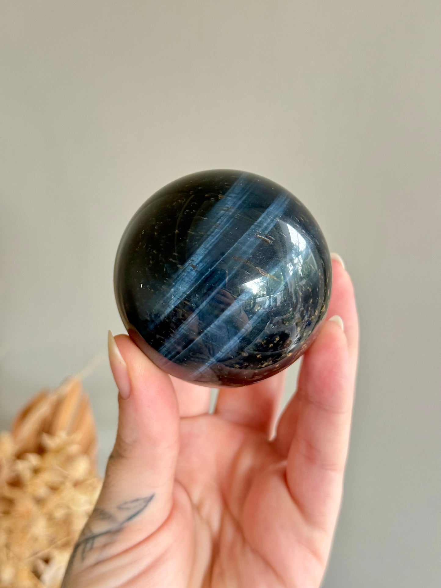 Blue Tigers Eye Sphere