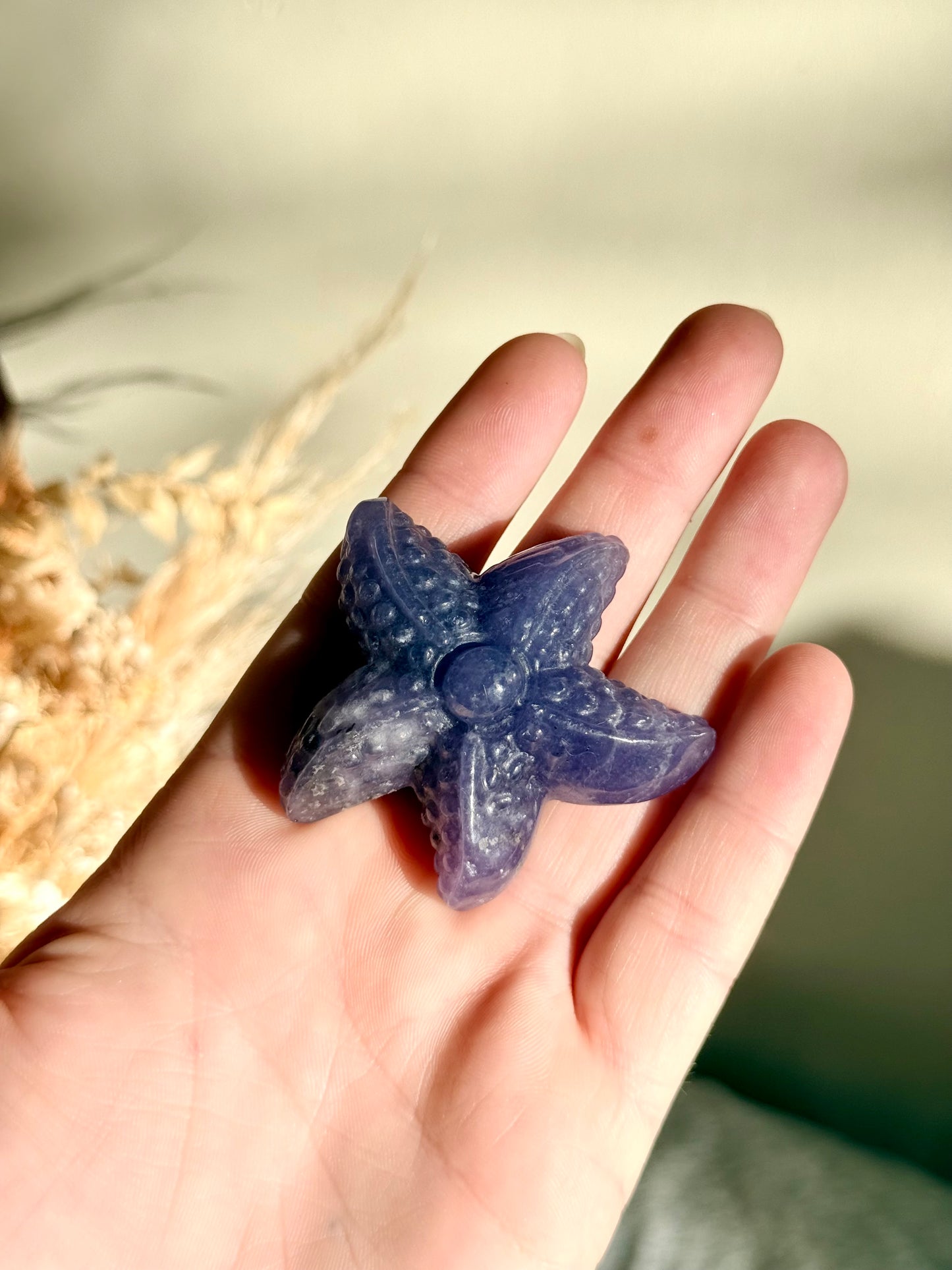 Purple Strawberry Quartz Starfish