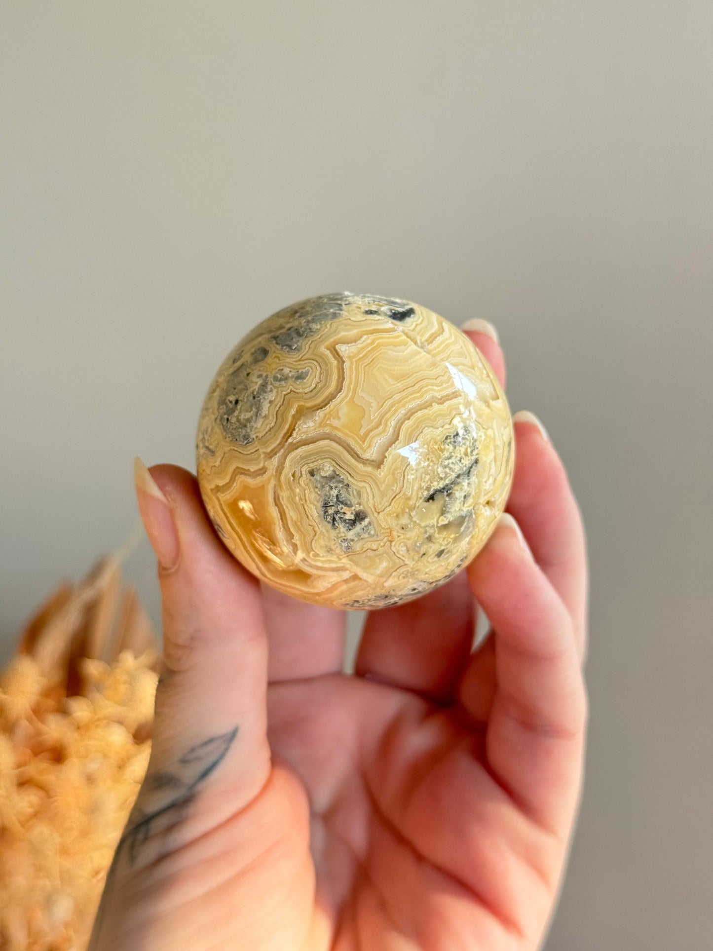 Crazy Lace Agate Sphere