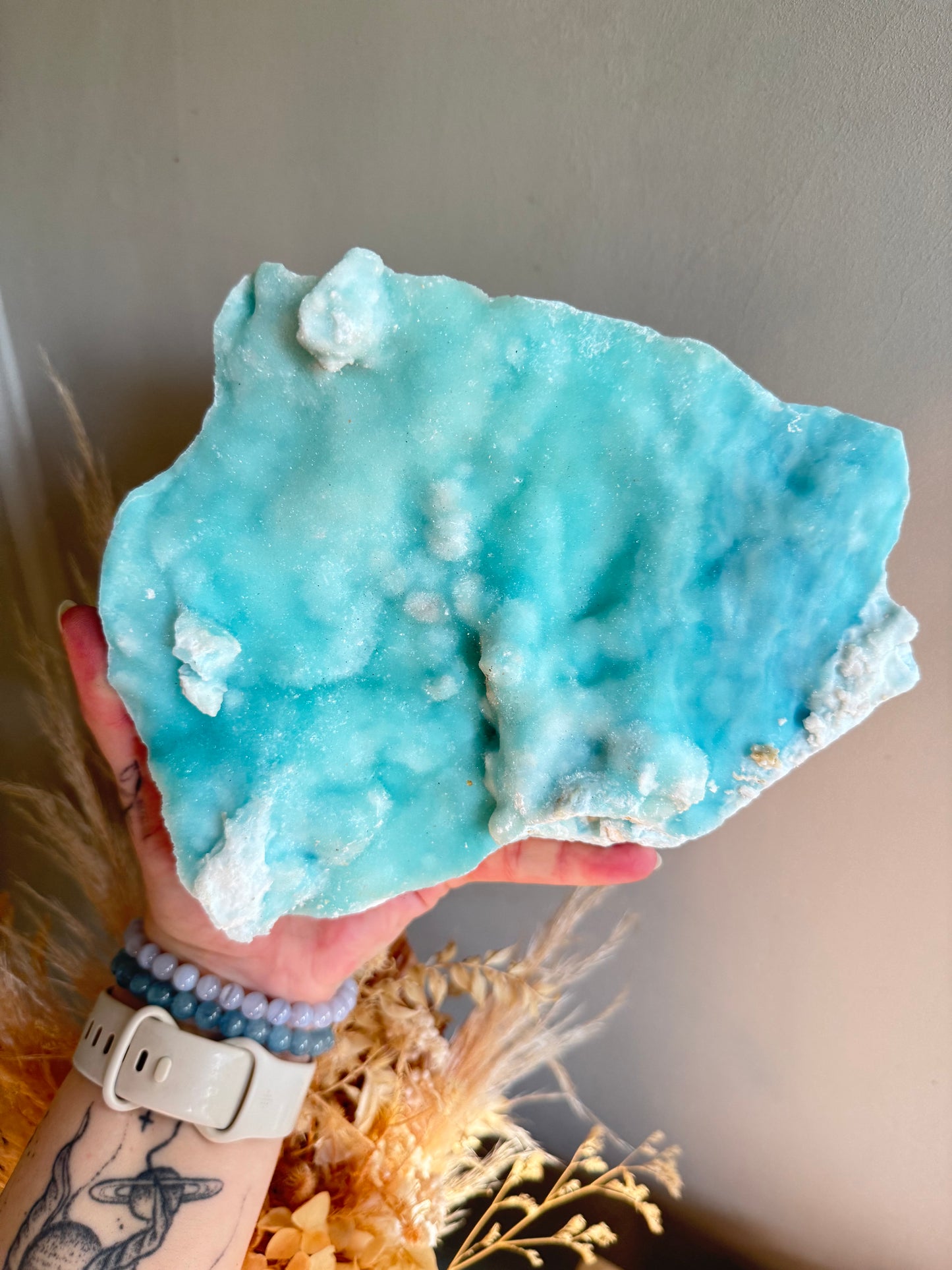 Blue Aragonite Cluster