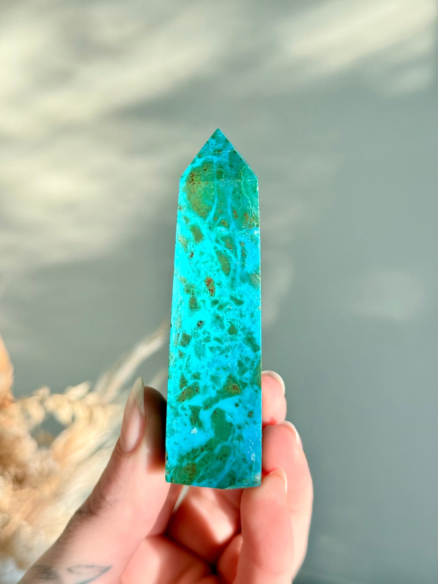 Chrysocolla and Malachite Point