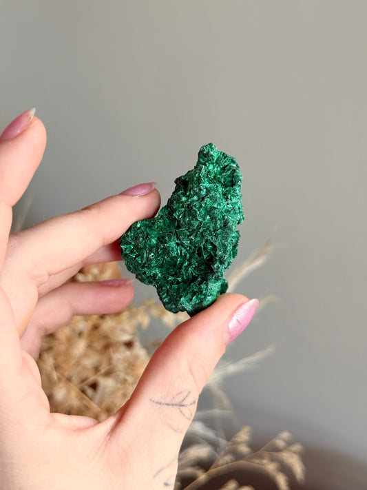 Raw Velvet Malachite