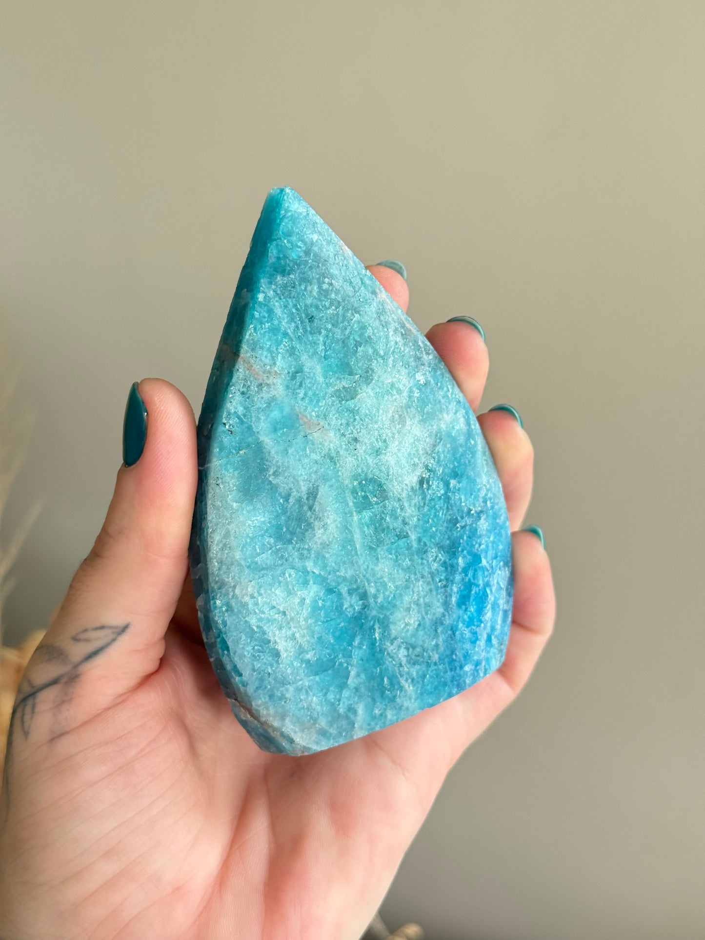 Blue Apatite Flame