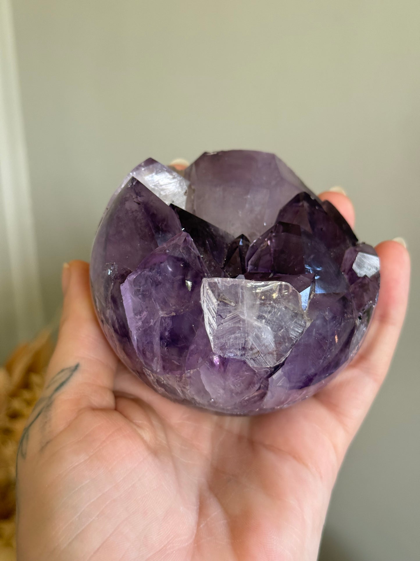 Amethyst Cluster Sphere