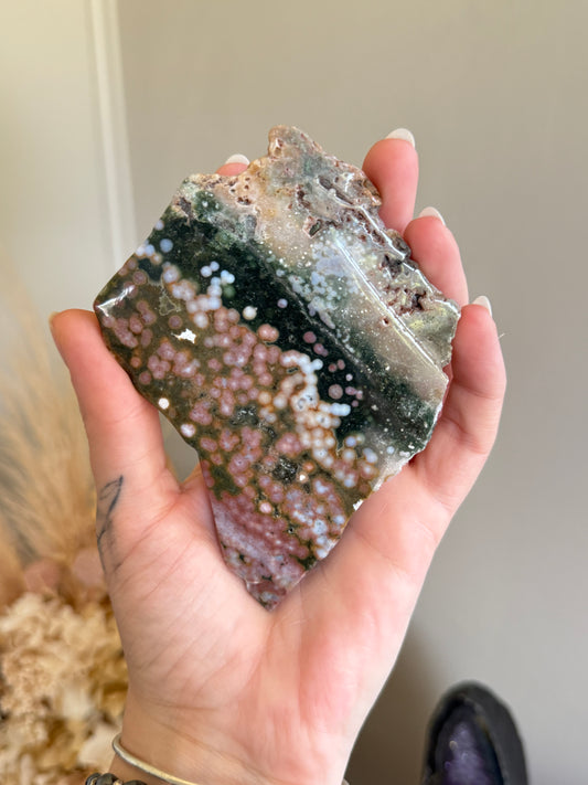 Bubble Ocean Jasper Slab