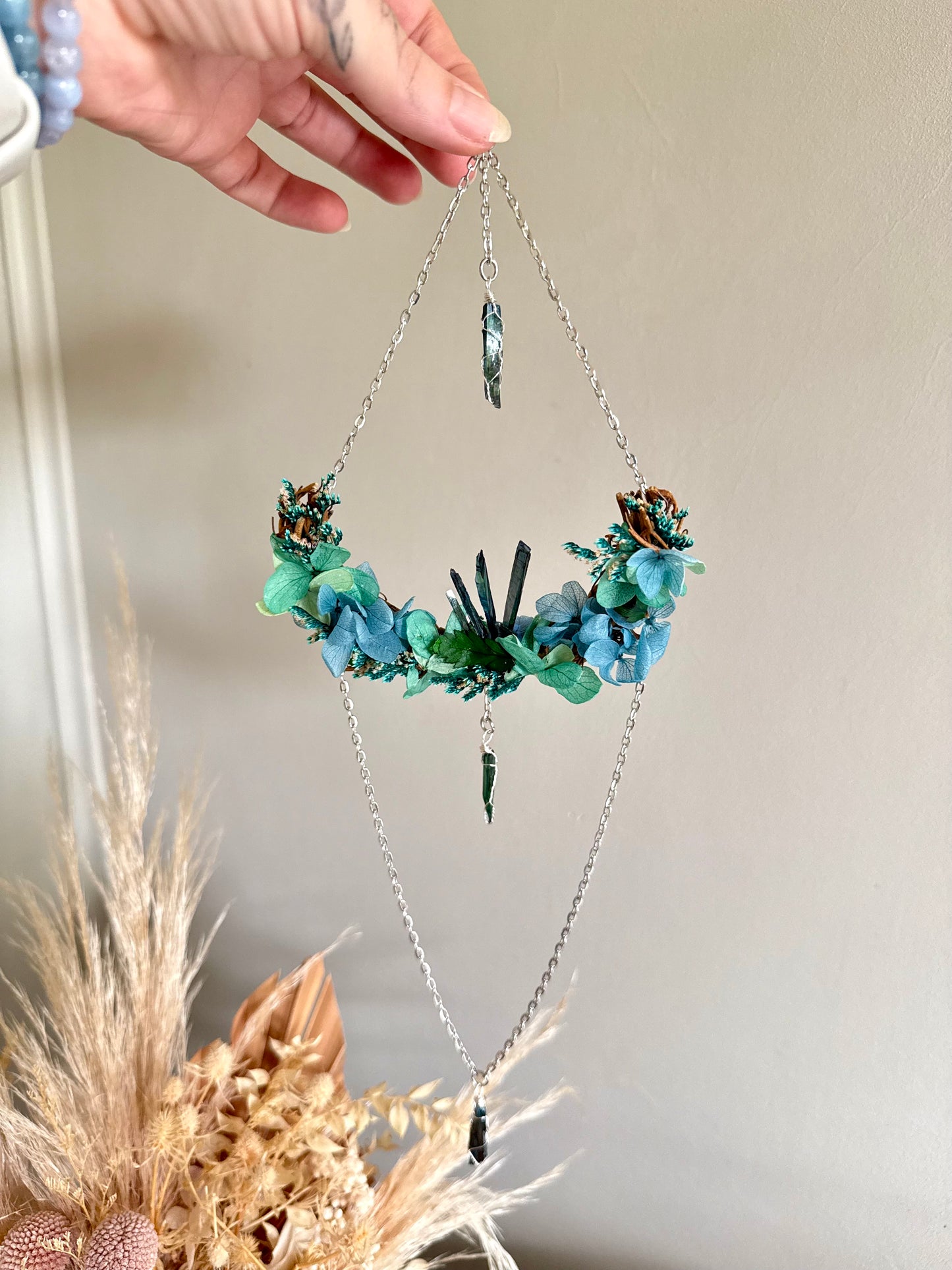 10cm Vivianite Wreath