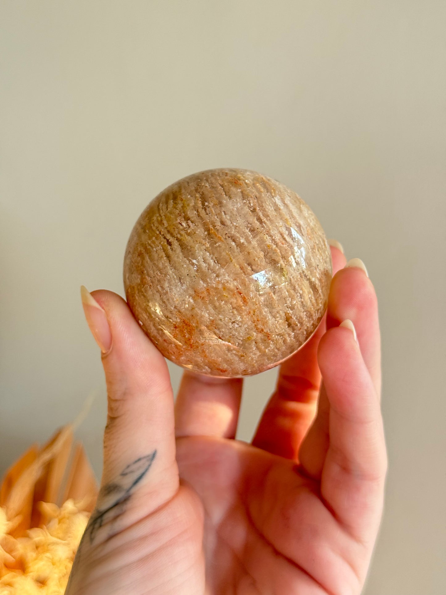 Thousand Layer Garden Quartz Sphere