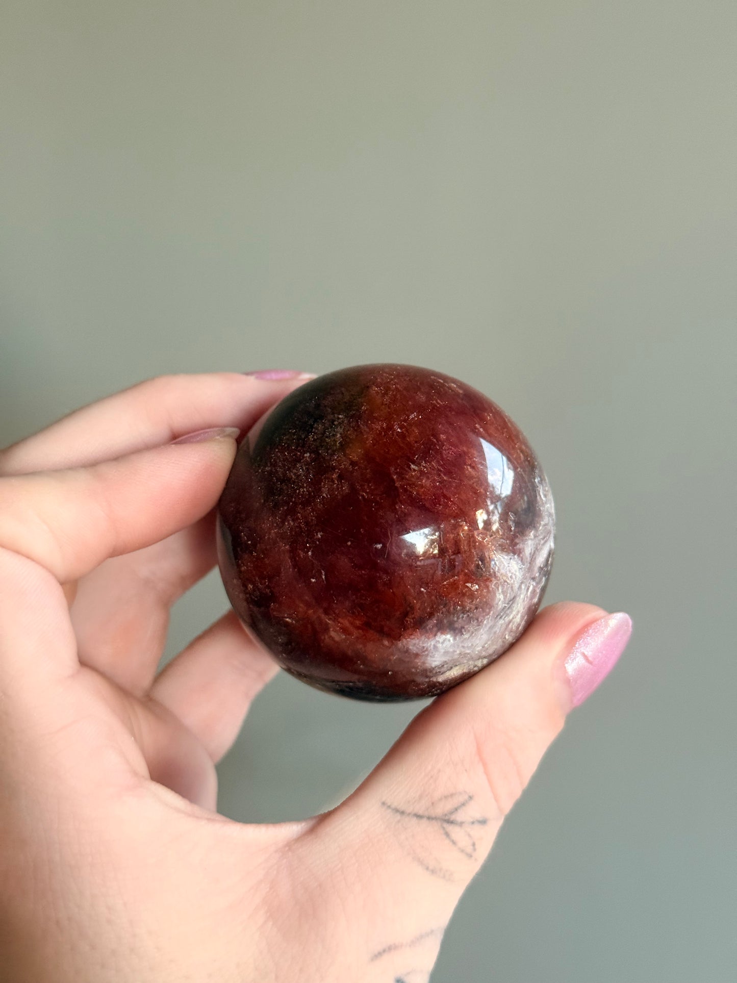 Fluorite Garden Pyrite Sphere