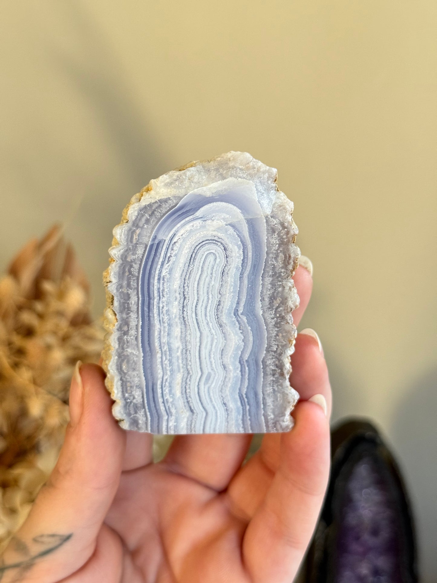 Blue Lace Agate Slab