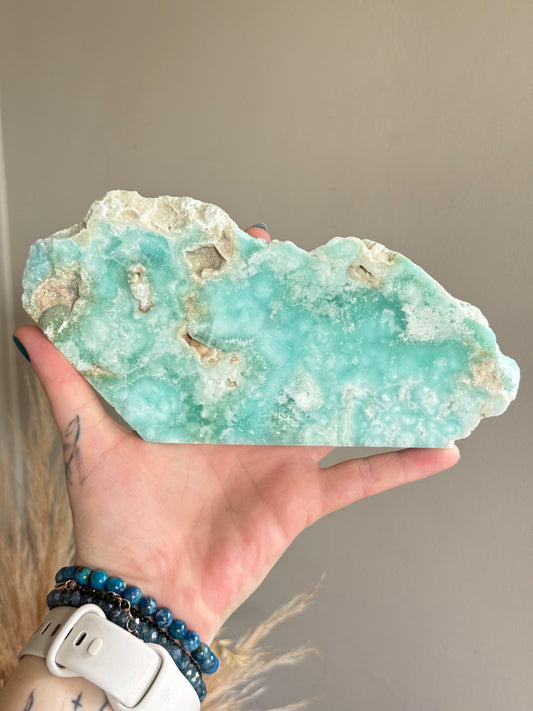 Blue Aragonite Slab
