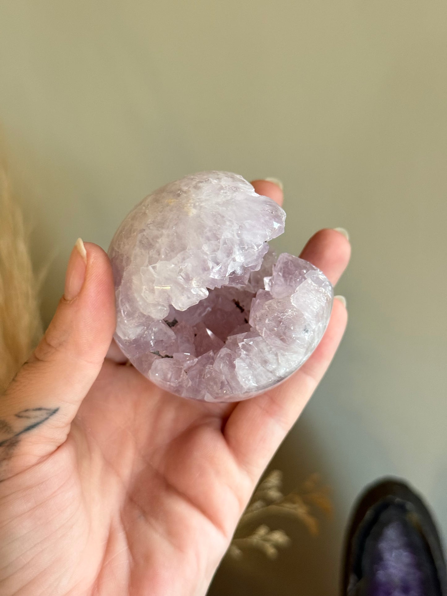 Amethyst Cluster Sphere