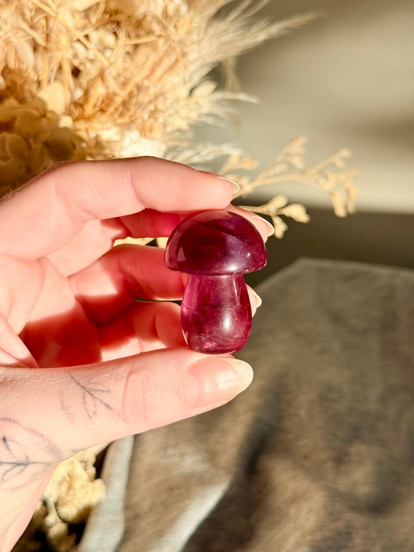 Fluorite Mushroom