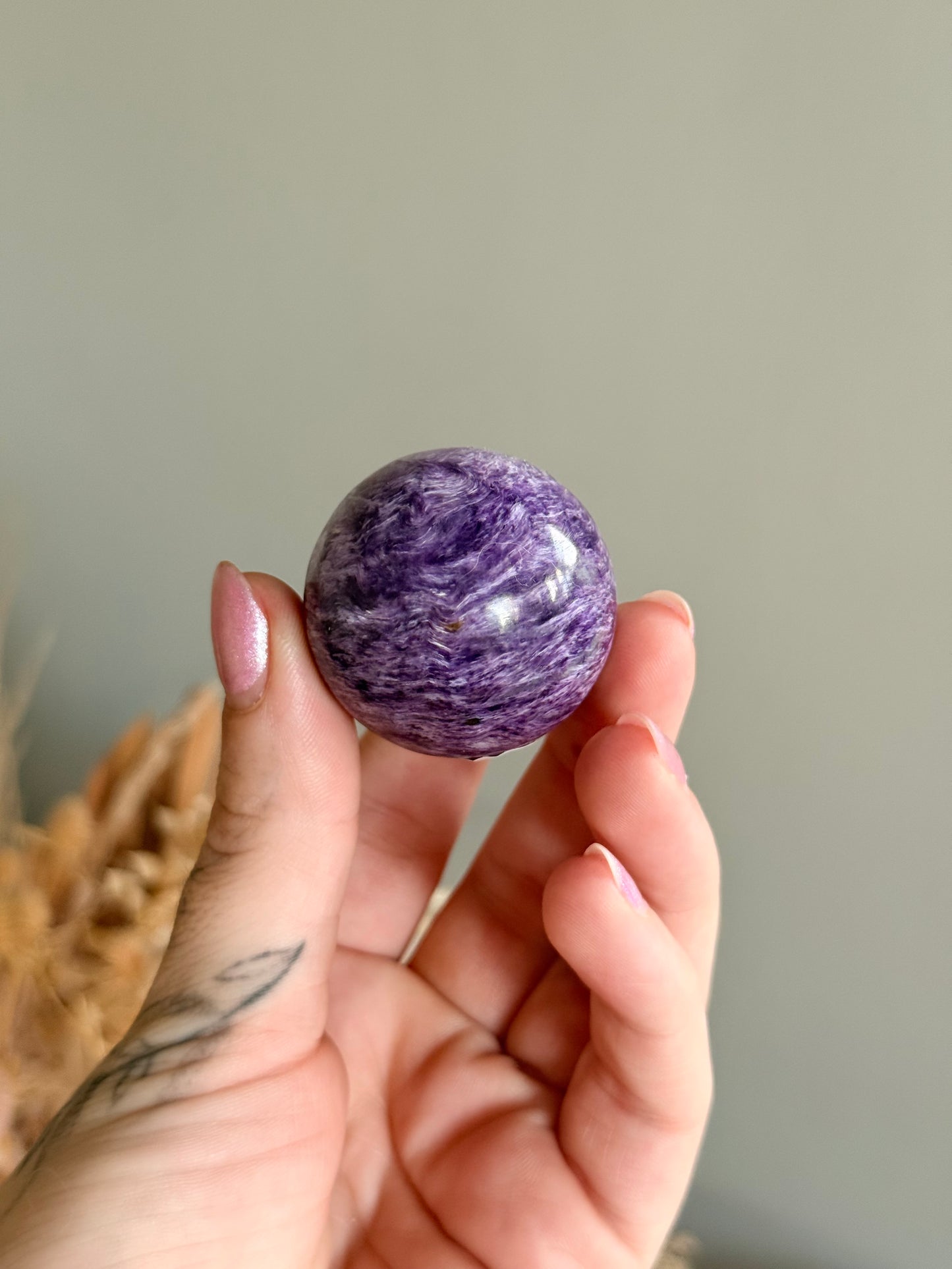 Charoite Sphere