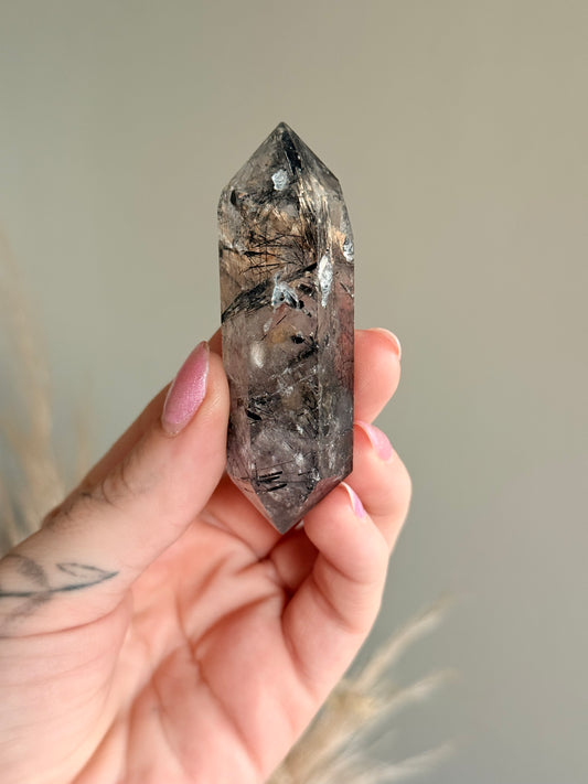 Tourmalinated Quartz DT Point