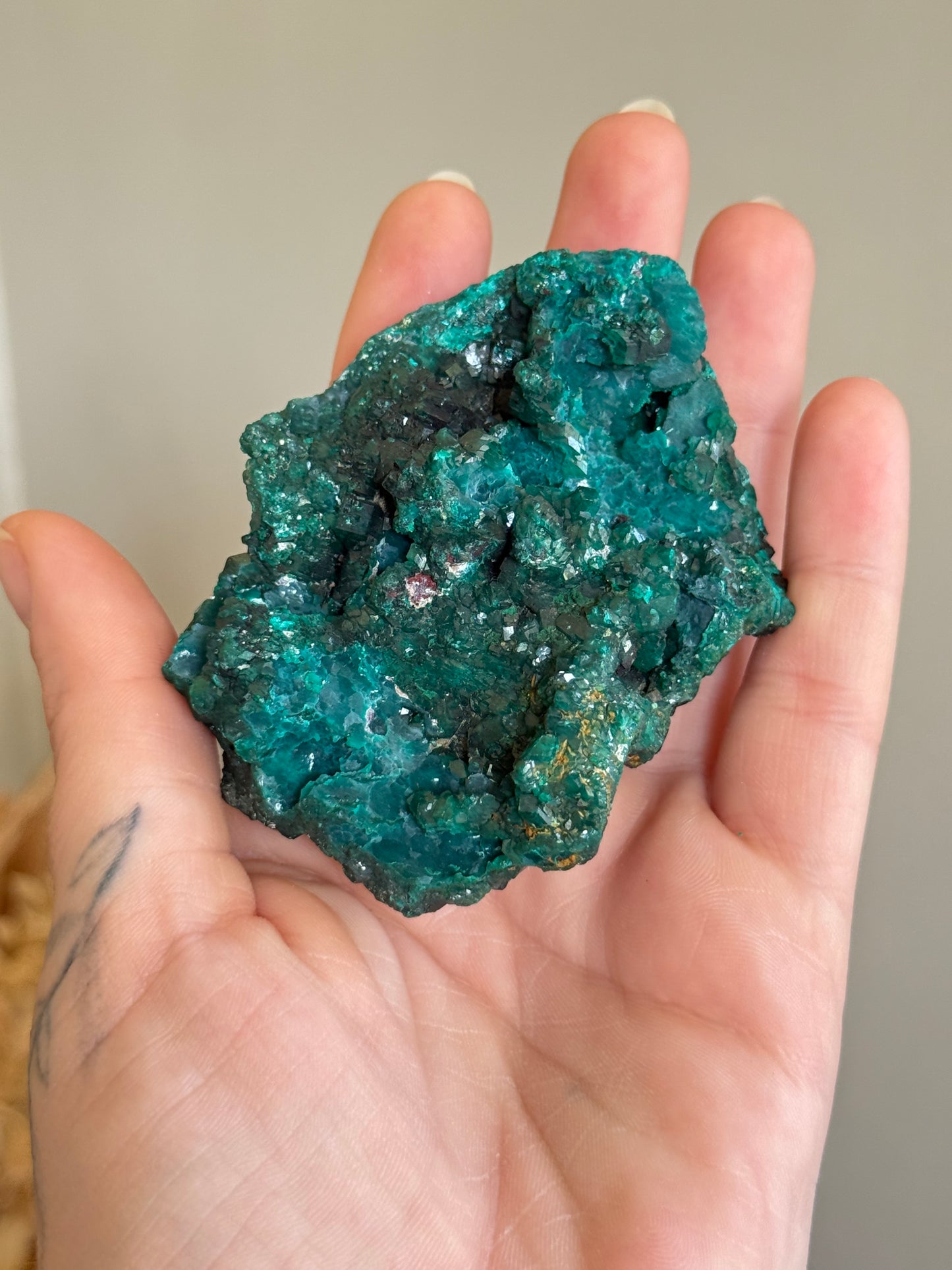 Raw Dioptase