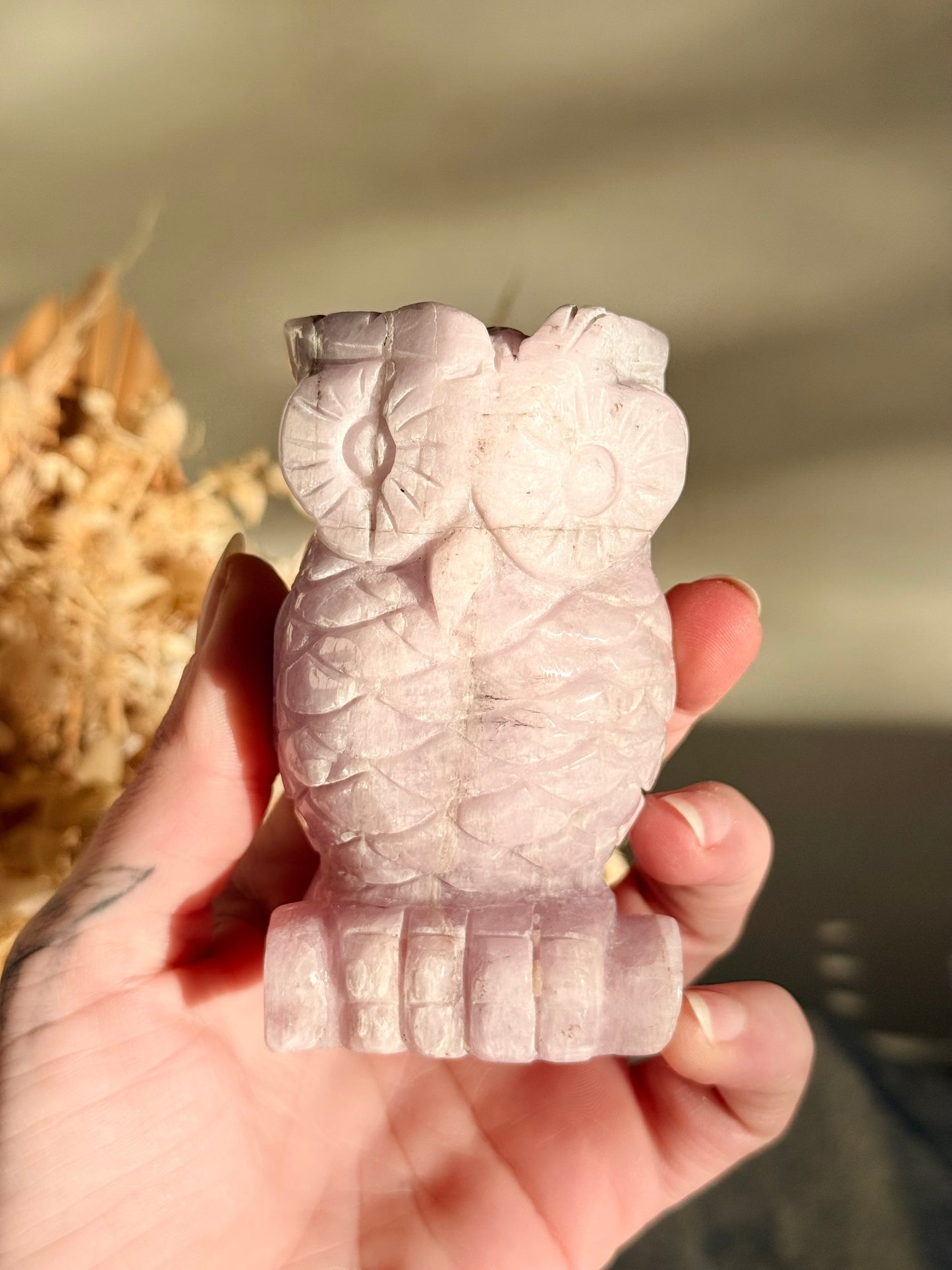 Kunzite Owl