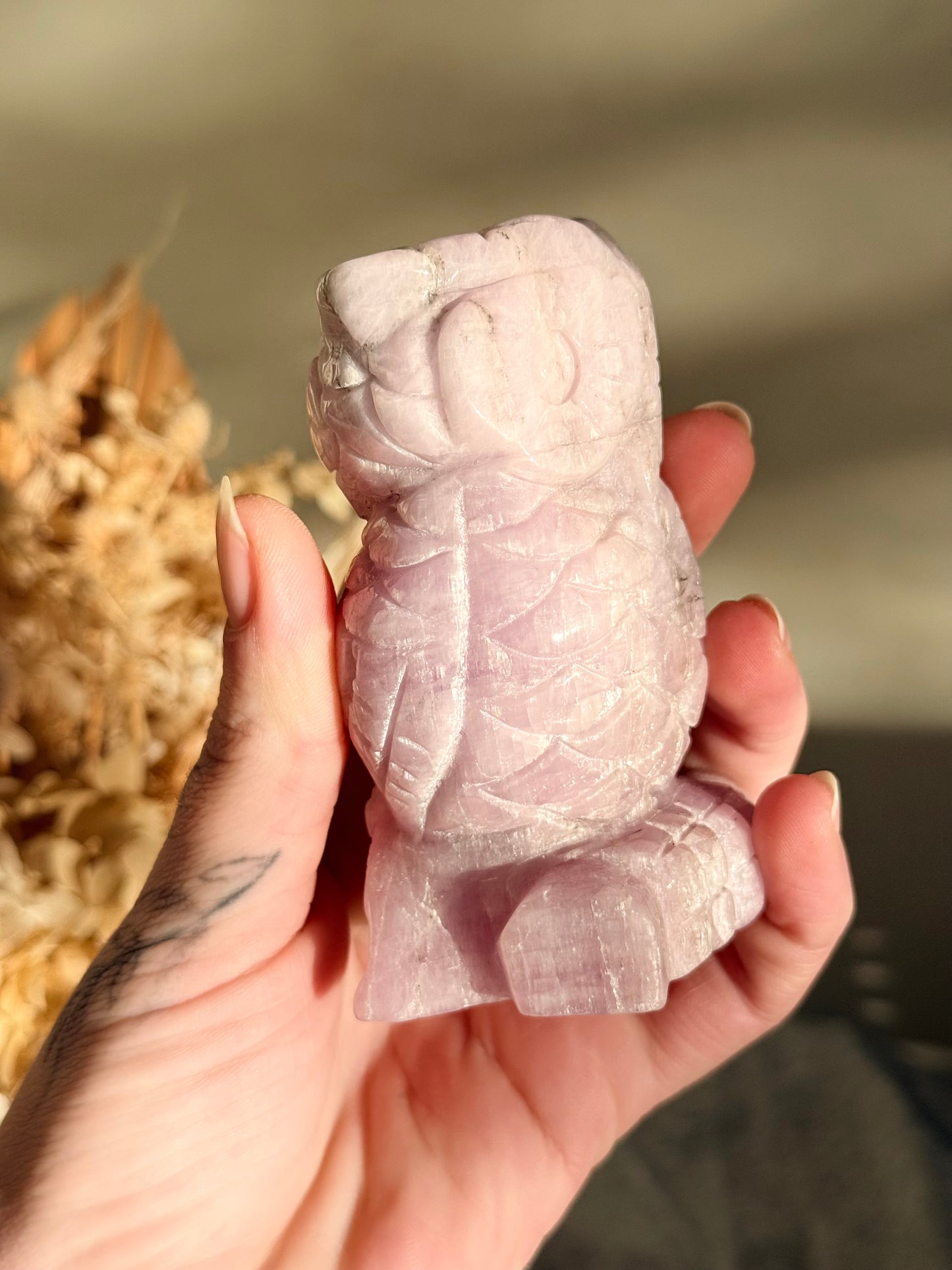 Kunzite Owl